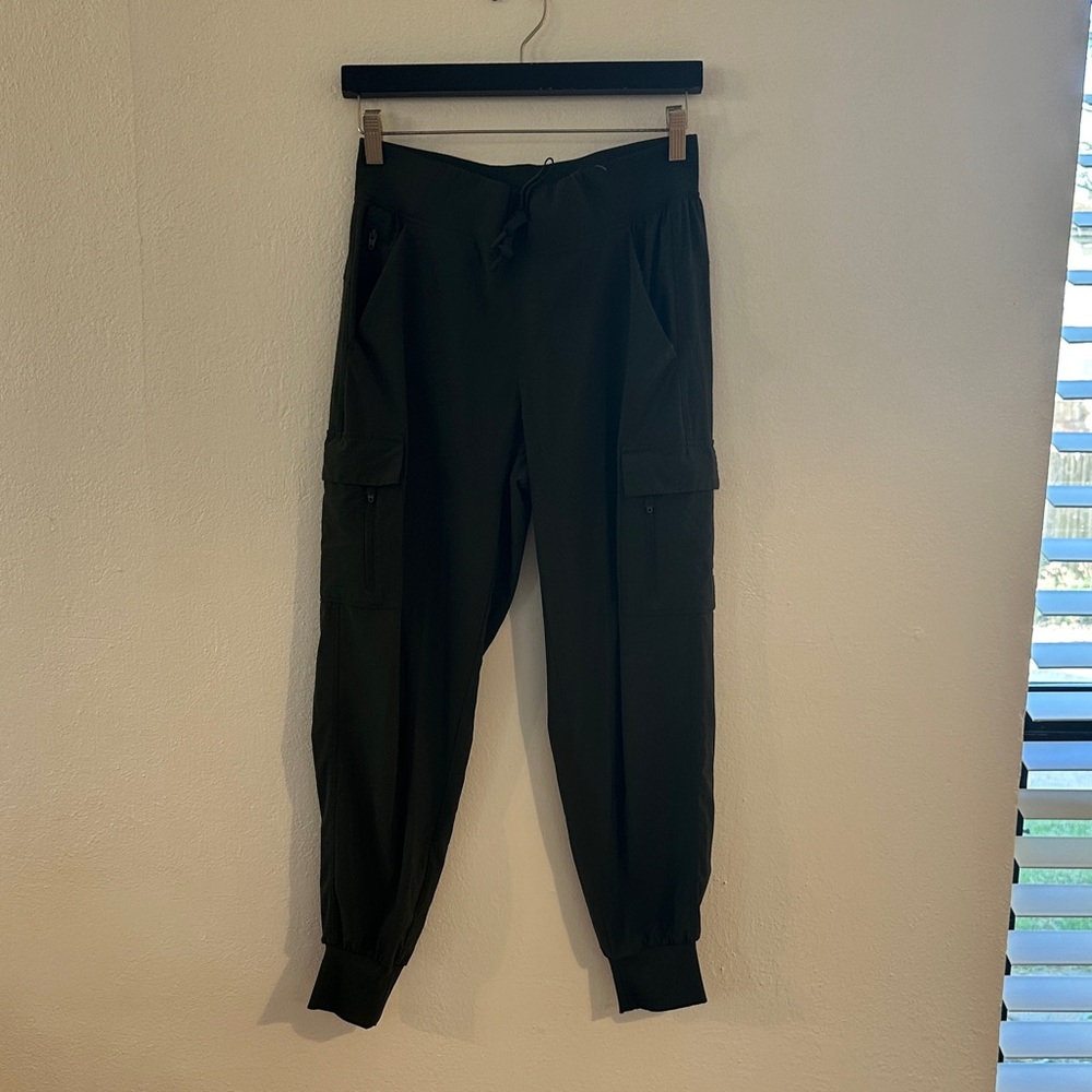 Target green Women's Cargo Joggers with Drawstring Waist